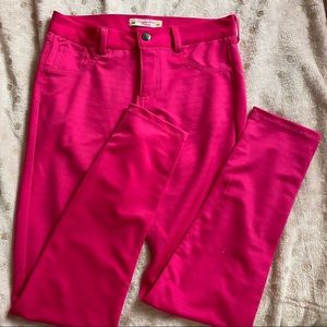 Pink Retro Skinny Pants